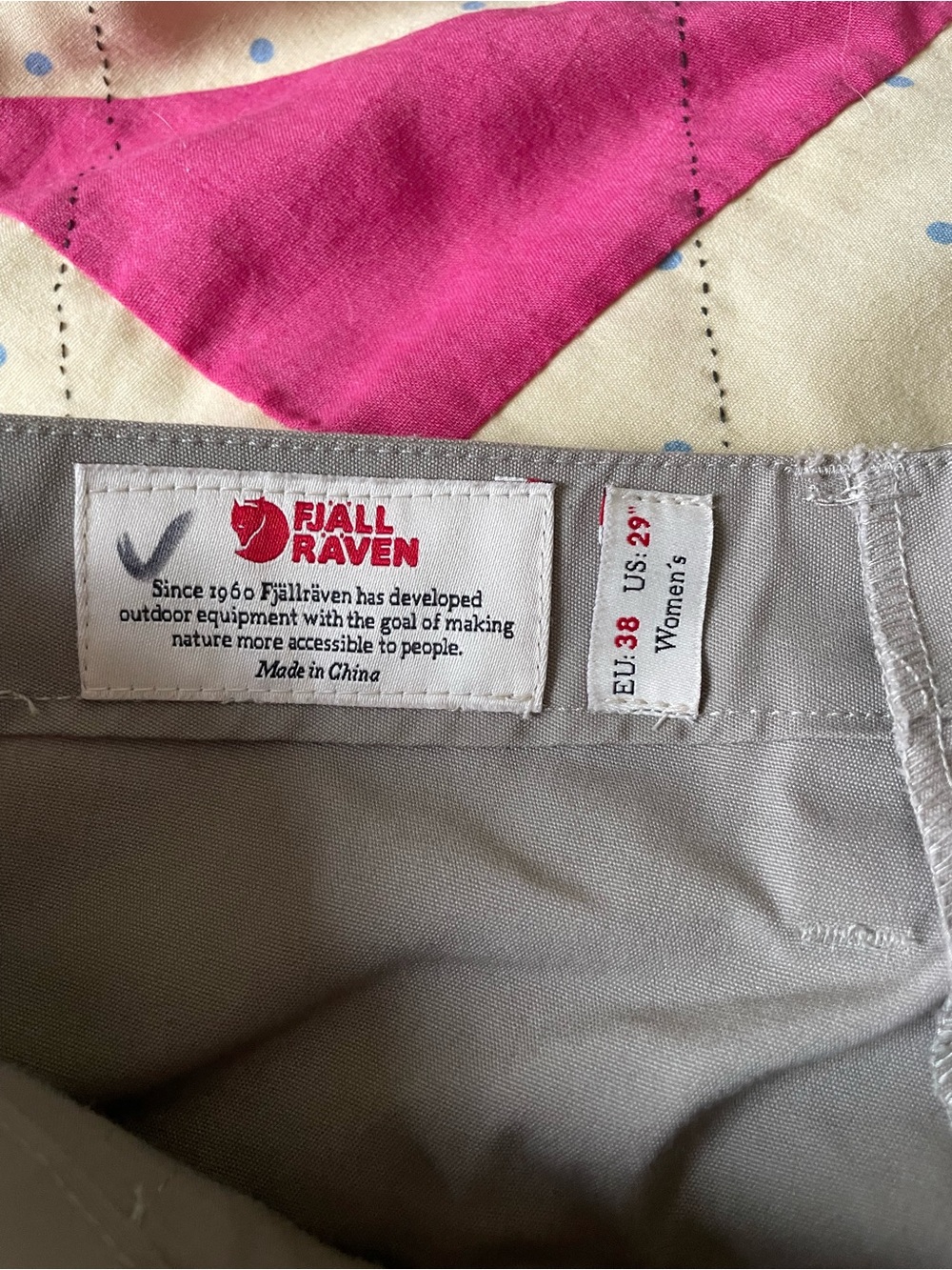 Fjallraven Ovik Curved pants in Fog - Picture 2 of 9